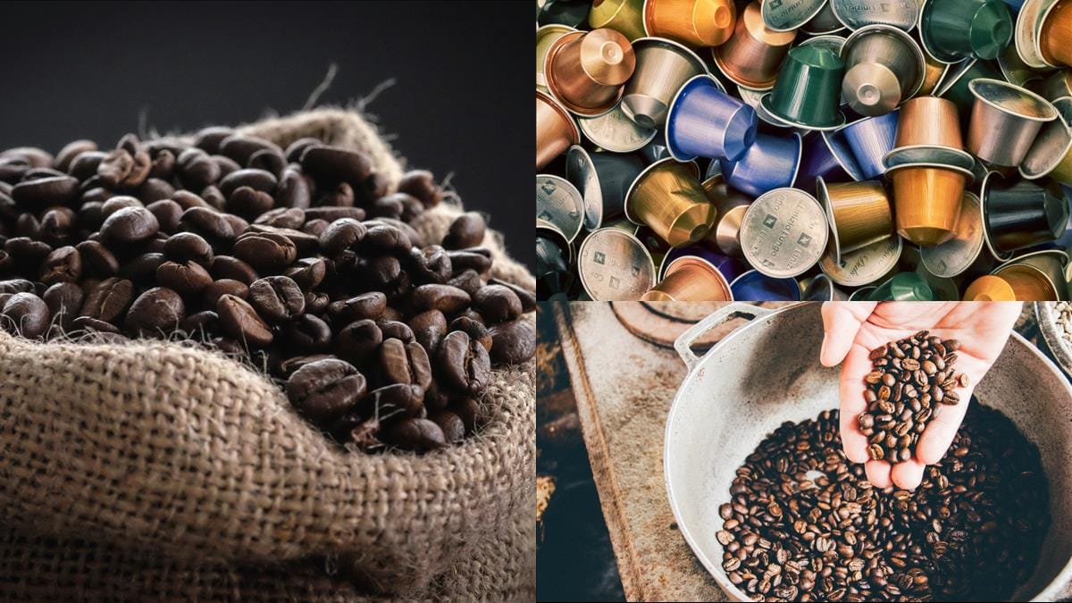 Färskt kaffe varje dag med lufttäta kaffeburkar illustration