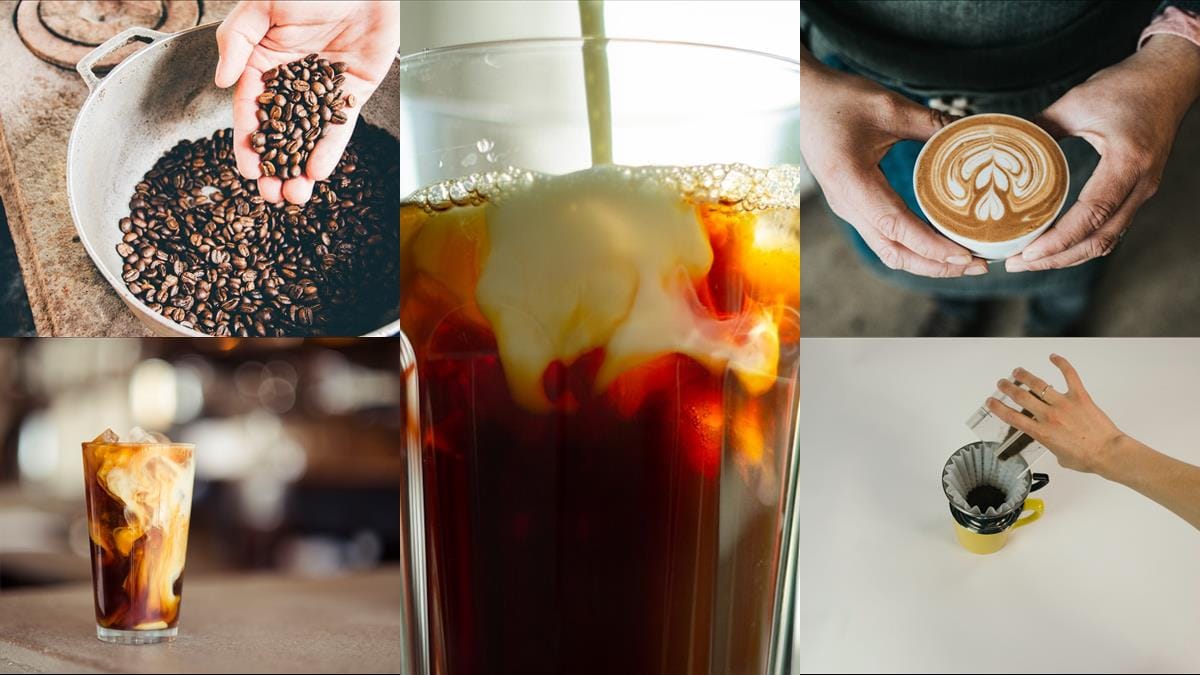 Njut av perfekt bryggkaffe med en fransk press illustration