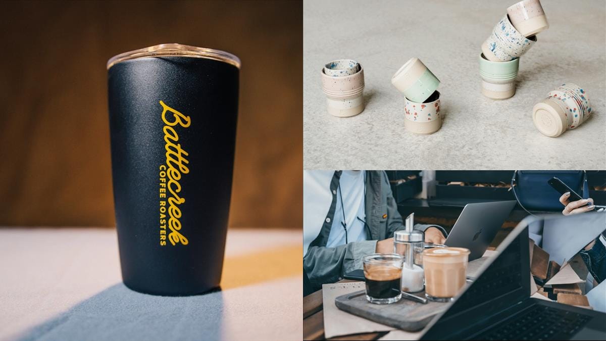 Unika och personliga kaffemuggar för alla tillfällen illustration